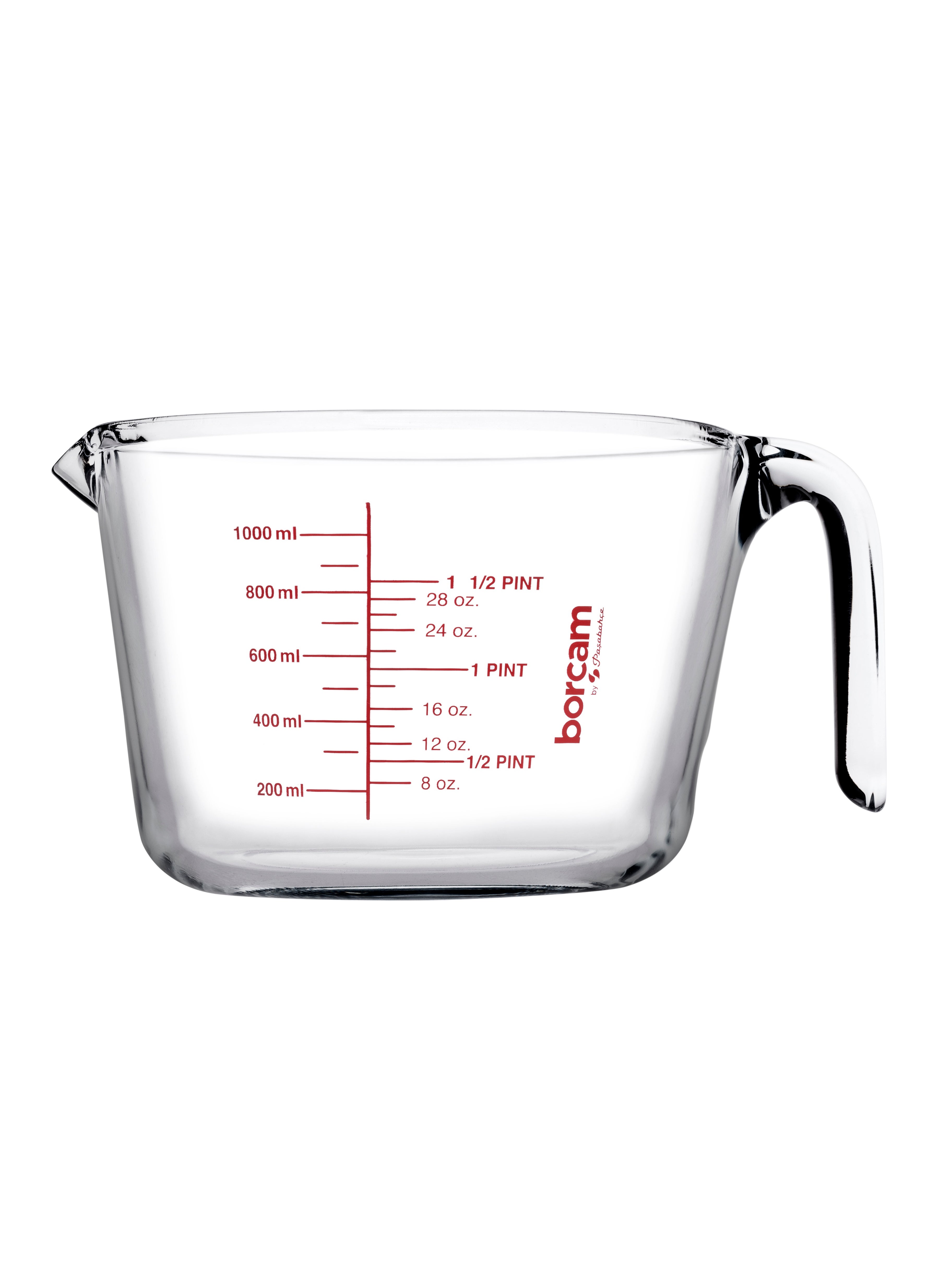 Borcam Borcam Glass Measuring Cup 1000 Ml 