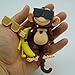 Xonery 3D Printed Articulated Monkey Figurines Mini Play Ornament Mini Animal Figurine Executive Desk Figurines Desk Dcor Monkey with Sunglasses Banana ASummer Banana Brown - Image 4