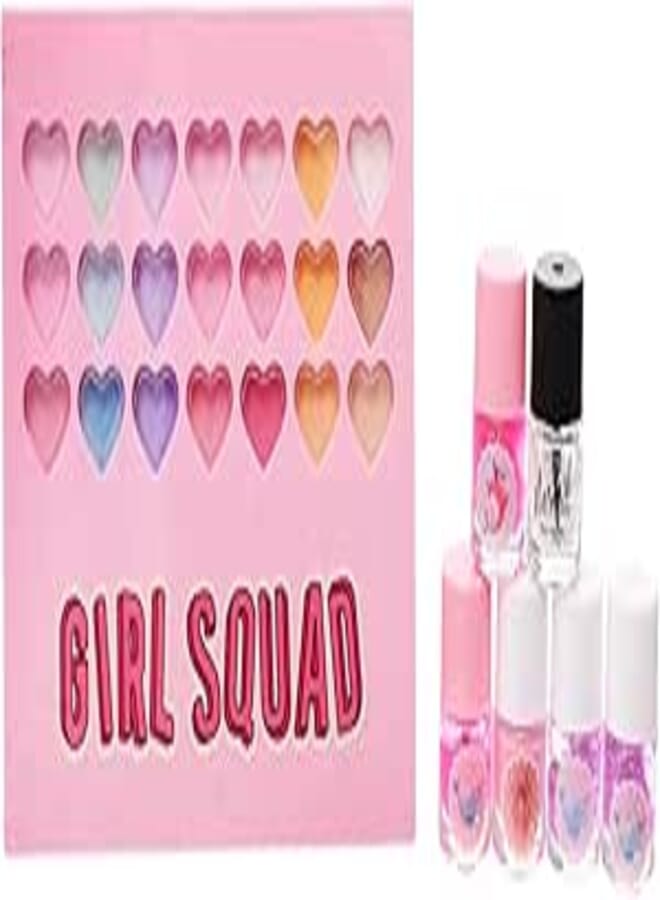 accessories shop Plastic Large Makeup Box heart shape With Glitter Bottles And Amazing Design Add More Funny For Girls - Multi Color 