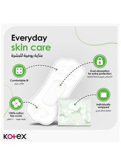 Kotex Natural Pantyliners Made With 100% Cotton - Thin 40 liners  - Image 5
