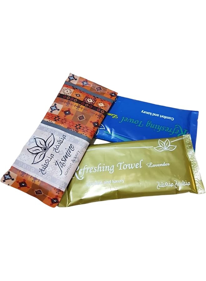 erorex Refreshing Wet Towel With Different Fragrances For Comfort And Well Being 25 Pieces Lavender - Image 2