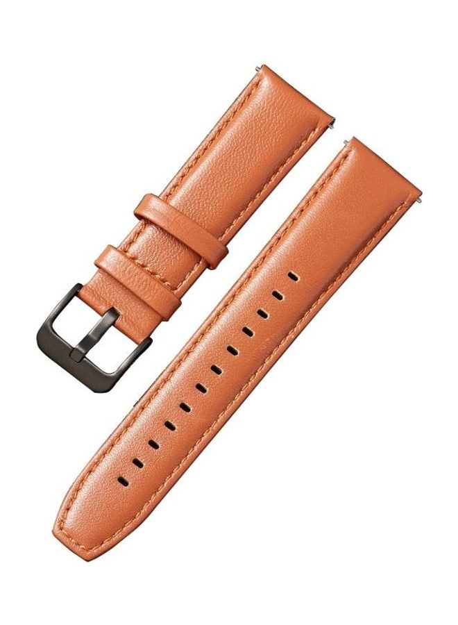 NIBEMINENT Replacement Strap for Huawei GT2 22/46mm Brown - Image 1
