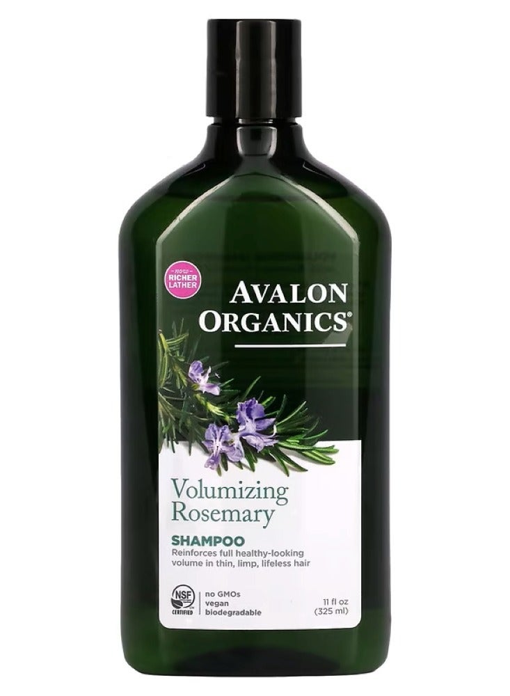 Avalon Organics Shampoo Volumizing Rosemary 11 fl oz (325 ml)