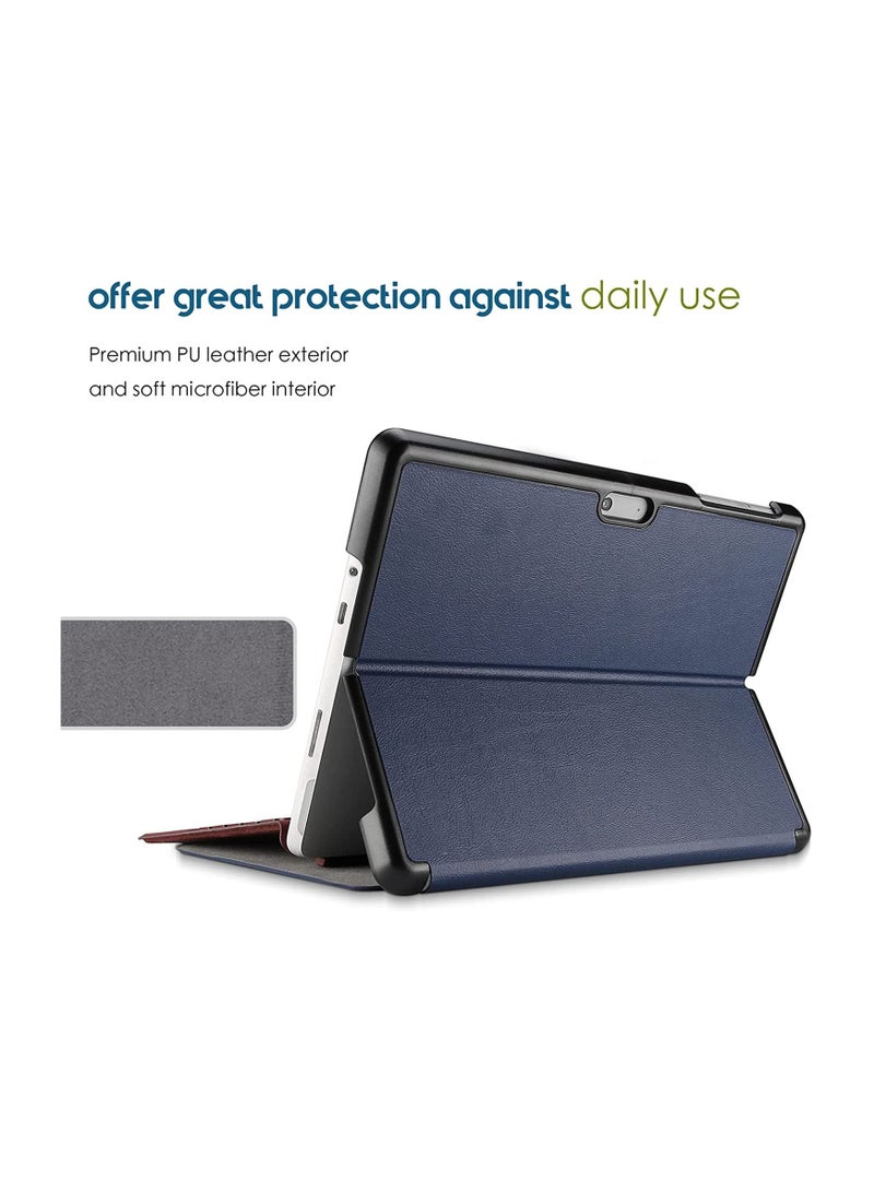Procases Protective Case for Surface Go 3 2021 / Surface Go 2 2020 / Surface Go 2018, Slim Light Smart Cover Stand Hard Shell, Compatible with Surface Type Cover -Navy - Image 4