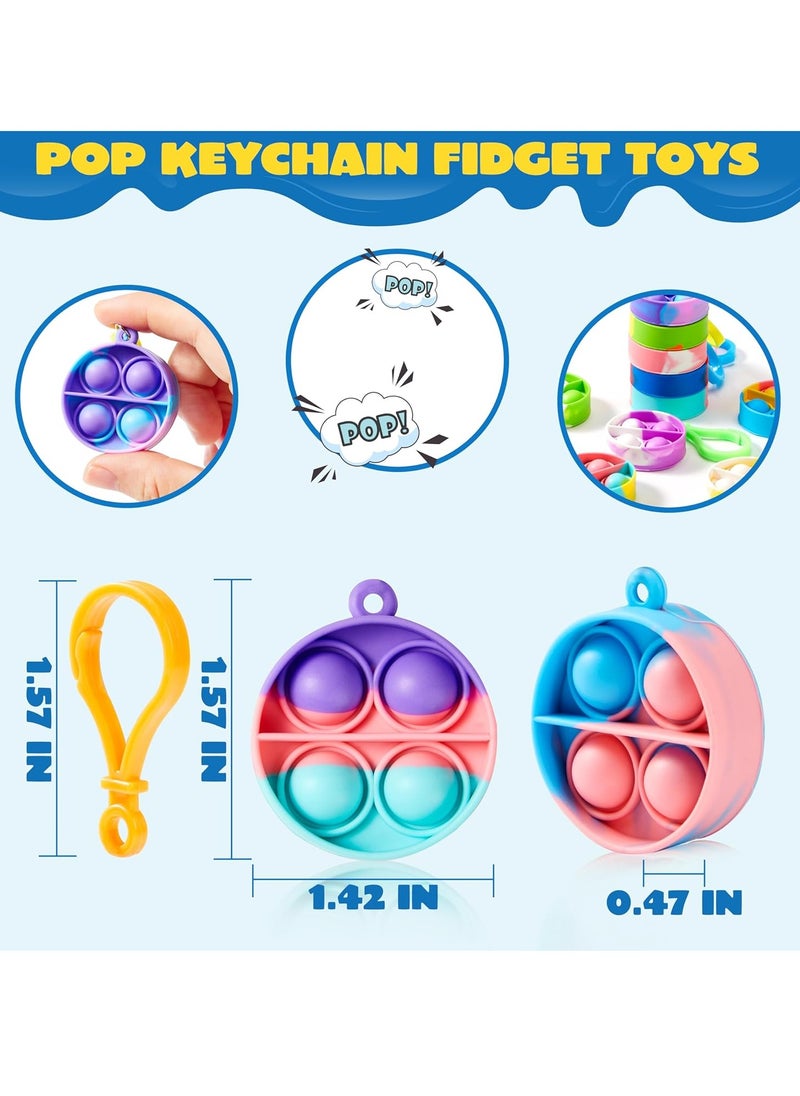 Generic Party Favors Pop Keychain Mini Toys Bulk for Kids One Pack(Random Color)  - Image 2
