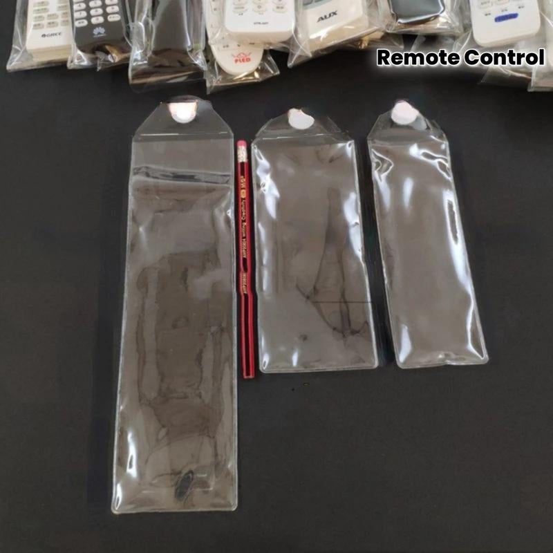Transparent And Frosted Universal Dustproof Remote Control Cover 3.15x11.02inch - Image 1