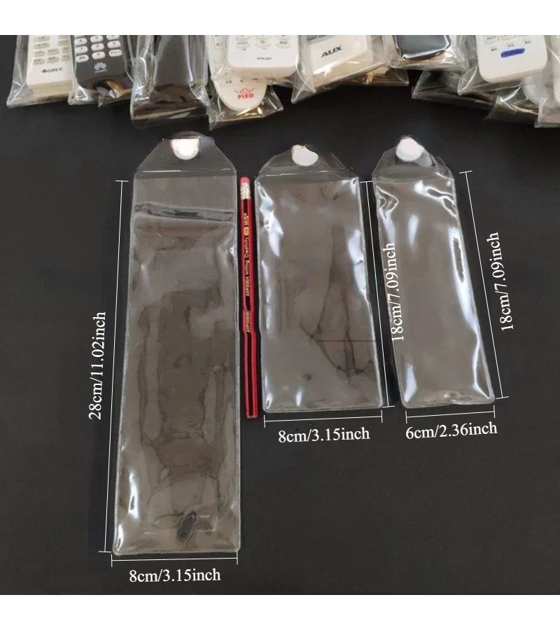 Transparent And Frosted Universal Dustproof Remote Control Cover 3.15x11.02inch - Image 5