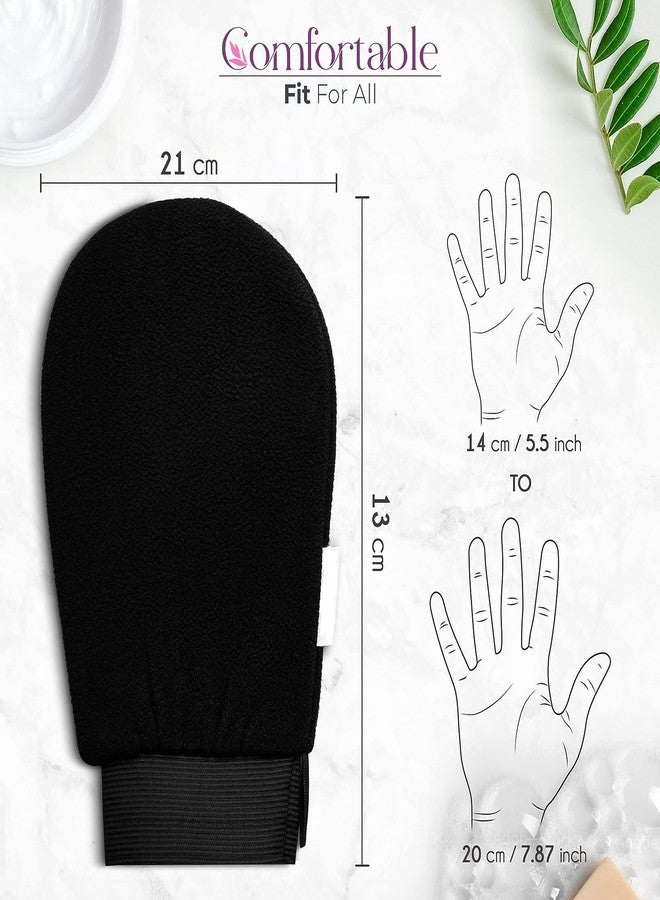 PRO ROOP Body Exfoliating Glove - Pure Viscose Fibre, Double-Layered Exfoliating Body Glove for Dead Skin, Tan Removal for Face and Body - Image 5