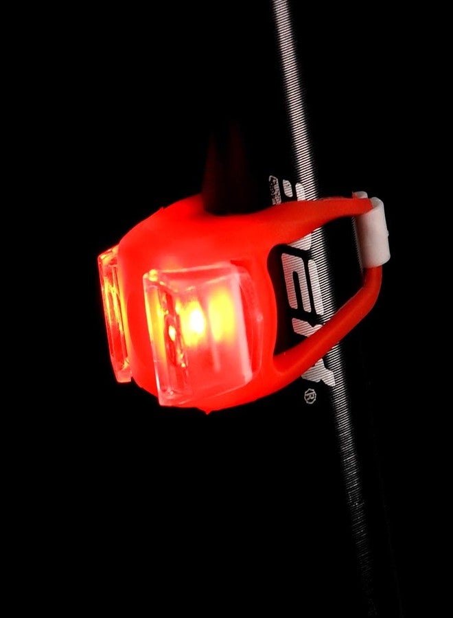 دارك هورس دراجة دارك هورس®، معيار CE، قابلة لإعادة الشحن عبر منفذ USB (2 في 1)، ضوء أمامي بثلاثة أوضاع، 250 لومن، وبوق عالي الصوت، مع زوج من مصابيح السيليكون الحمراء، مجموعة بثلاثة أوضاع - مجموعة موفرة للطاقة (برتقالي). - Image 4