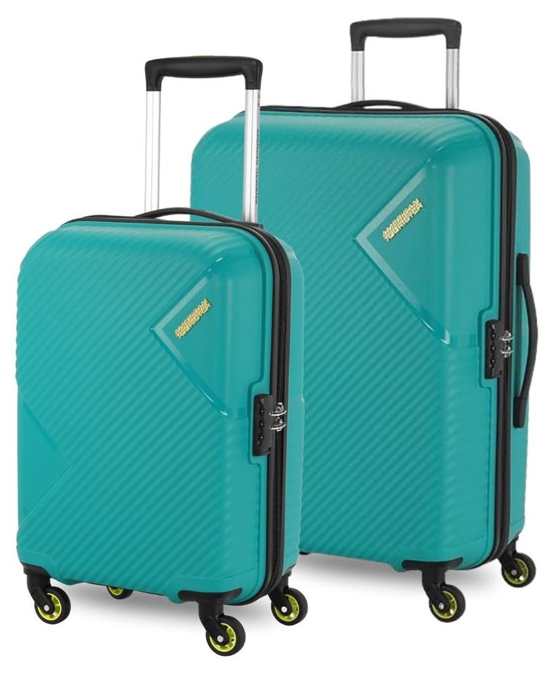 AMERICAN TOURISTER Omega Set of 2 | Hard Luggage (55 +79cm) | Cabin and Large Check-in Luggage - Image 1