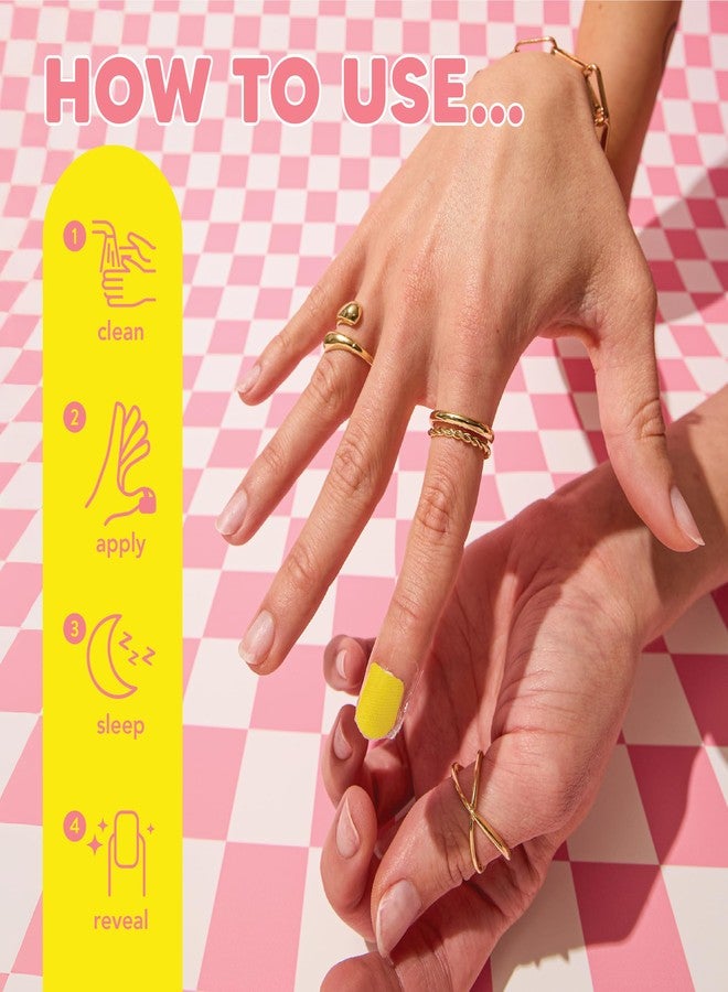 Onyx Professional لصقات الأظافر أونيكس بروفيشينال هارد أز هوف إس.أو.إس - علاج تقوية الأظافر والجلد المحيط بالأظافر، نمو الأظافر، إصلاح، 20 قطعة - Image 5