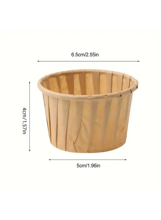 White Cupcake Liners Heat Resistant Greaseproof Baking Cups For Muffins Parties - Image 4