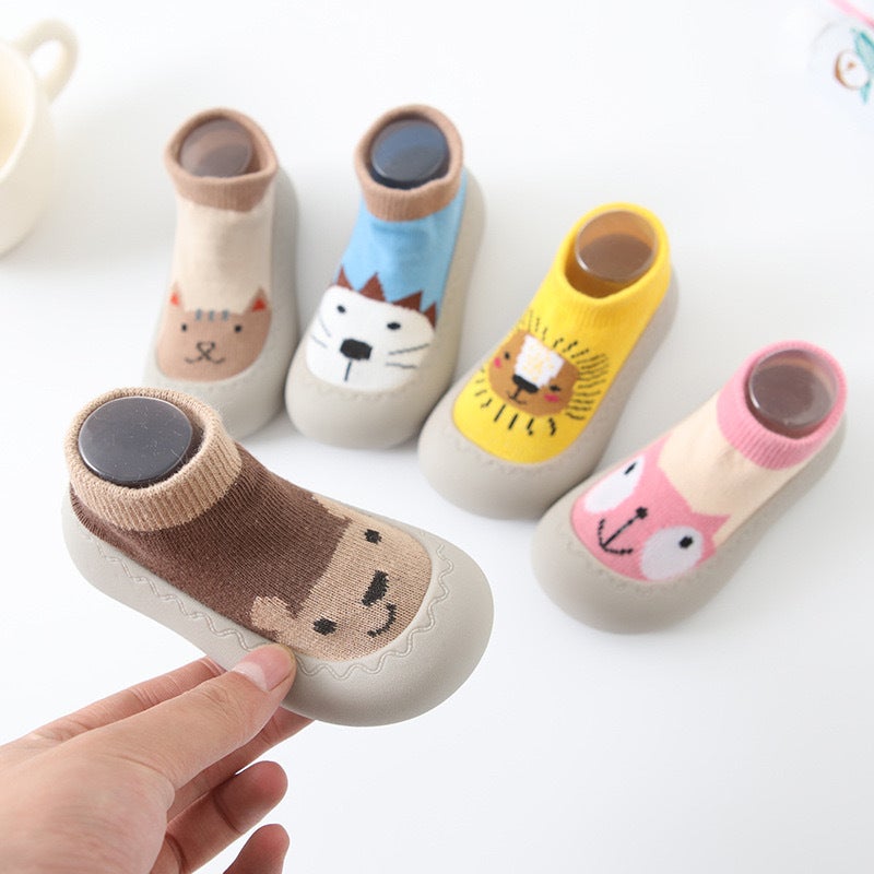 New Soft Bottom Baby Shoes Floor Socks Toddler Non-Slip Baby Shoes Home Cartoon Animal Socks Shoe Cover Feet - Image 3