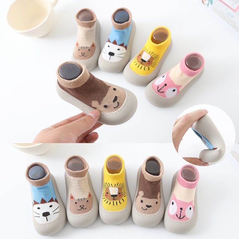 New Soft Bottom Baby Shoes Floor Socks Toddler Non-Slip Baby Shoes Home Cartoon Animal Socks Shoe Cover Feet - Image 4