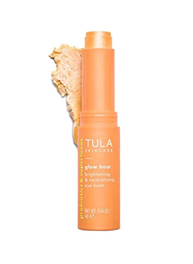 TULA - TULA Skin Care Glow Hour Brightening & Neutralizing Eye Balm | Dark Circle Under Eye Treatment, Instantly Hydrate and Brighten Undereye Area, Portable and Perfect to Use On-the-go | 0.14 oz. - Image 1