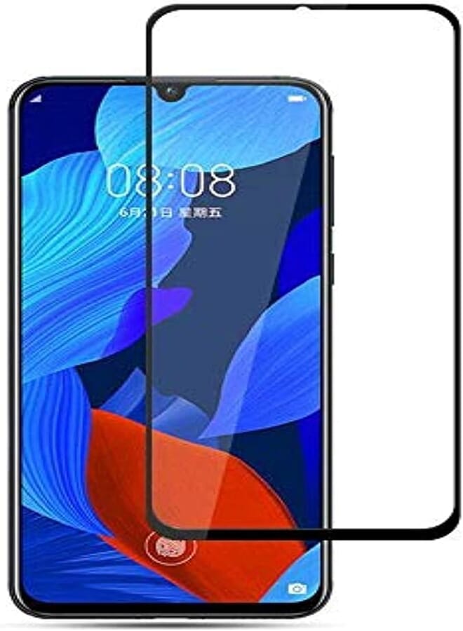 OR Huawei Nova 5 Nova5 5D Full Glue Cover Tempered Glass Screen Protector Casefor Huawei Nova 5 Pro Glass Film - Black