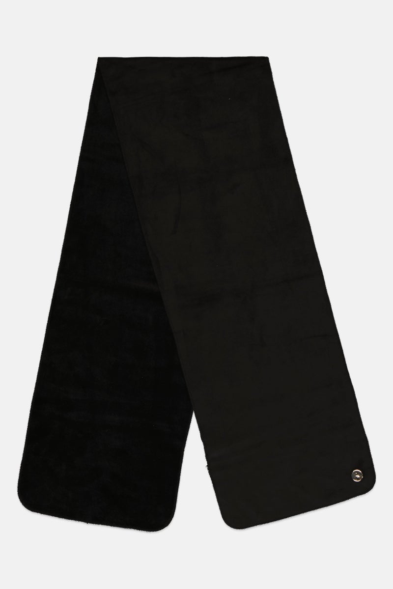 ELLE Women Plain Scarves 150 L x 52 H cm, Black - Image 1