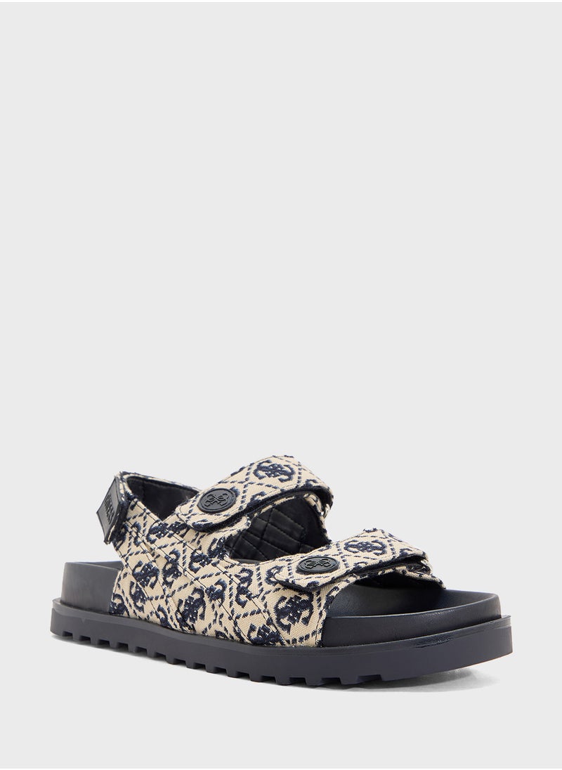 GUESS Multi Strap Flat Sandals  - Image 2