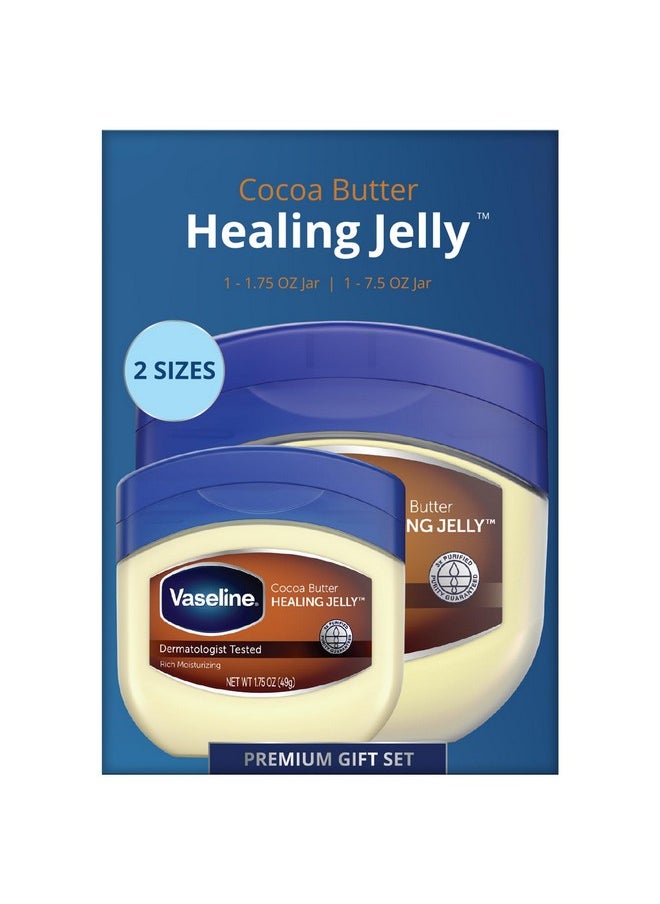Vaseline Vaseline Petroleum Jelly, Cocoa Butter, 7.5 Ounce [With Bonus 1.7 Ounce] (Pack of 2)  - Image 1