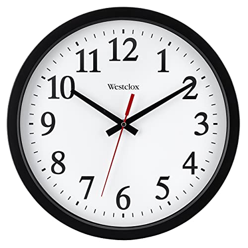 Westclox 14" Round Electric Powered Office Wall Clock White - Image 1