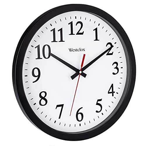 Westclox 14" Round Electric Powered Office Wall Clock White - Image 4