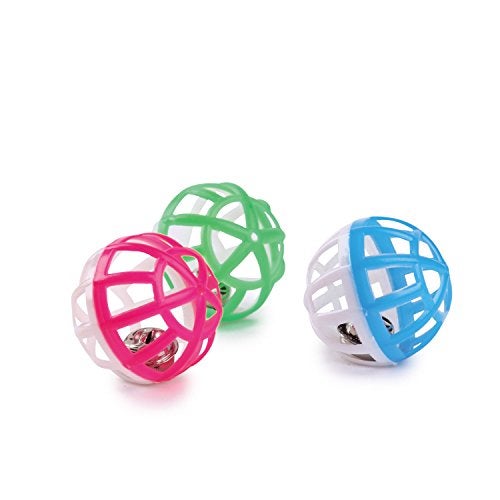 Savvy Tabby Knit Mice, Fur Mice, and Balls Cat Toys, 12-Packs - Image 2
