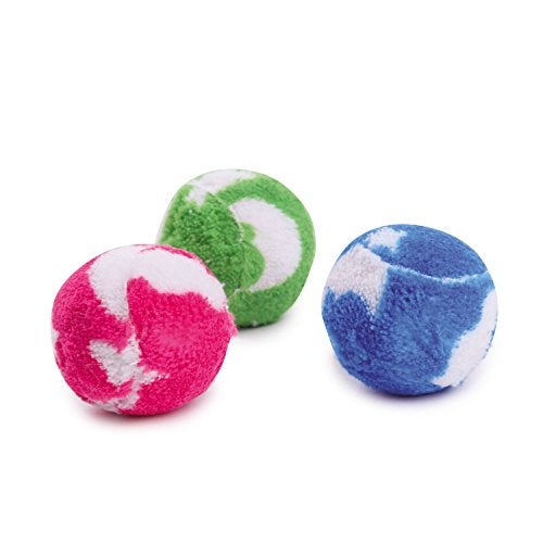 Savvy Tabby Knit Mice, Fur Mice, and Balls Cat Toys, 12-Packs - Image 3