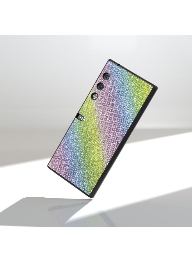 اس-توب جراب محفظة لهاتف Honor V من ABEEL Diamond Series، جراب هاتف PU بحافة سوداء - Image 3