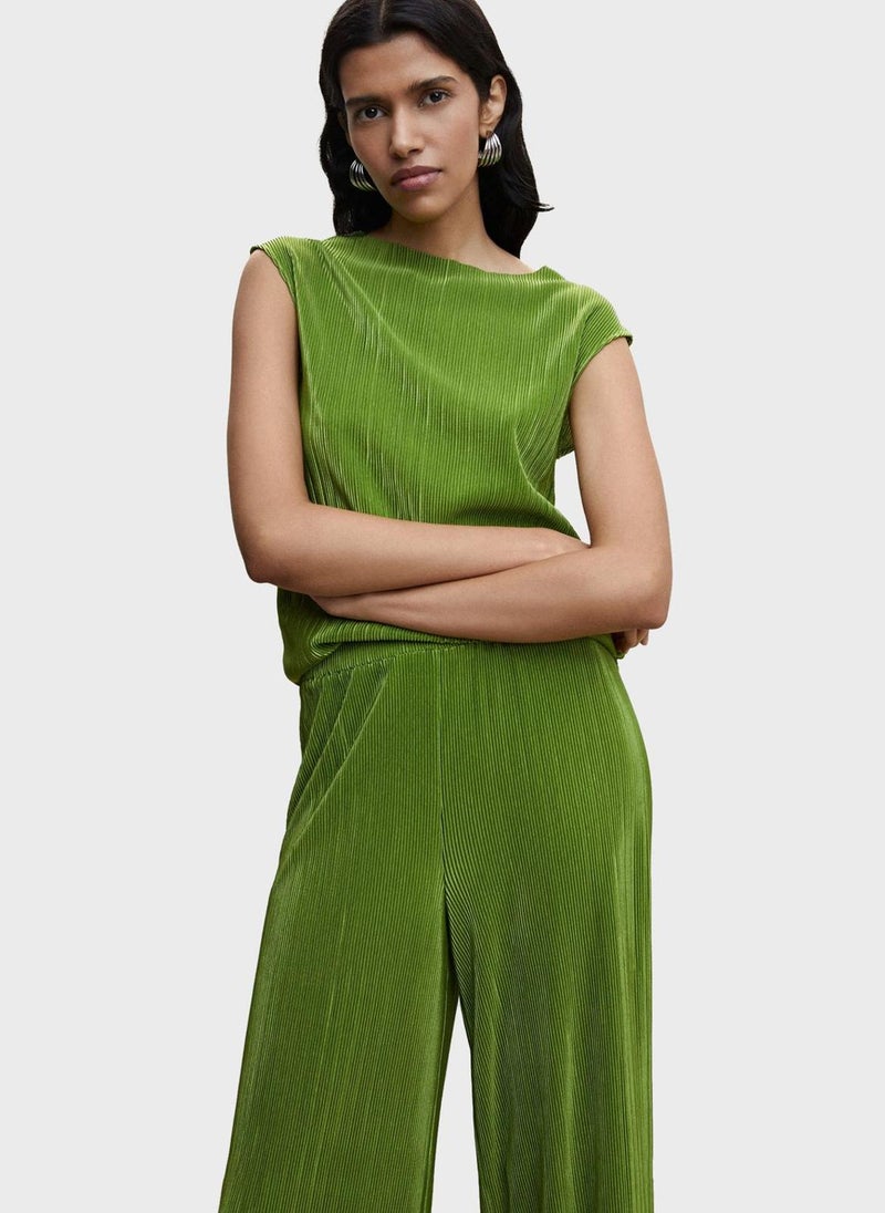 MANGO - Wide Leg Pants - Image 1