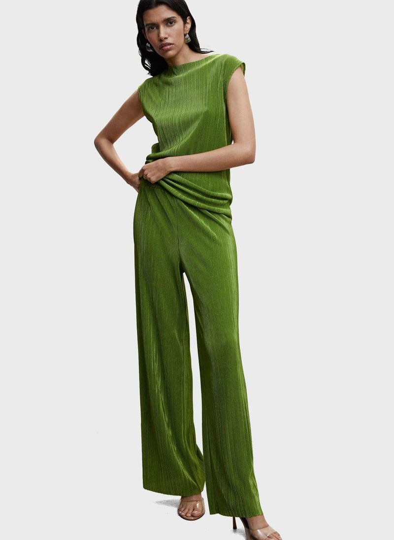 MANGO - Wide Leg Pants - Image 1