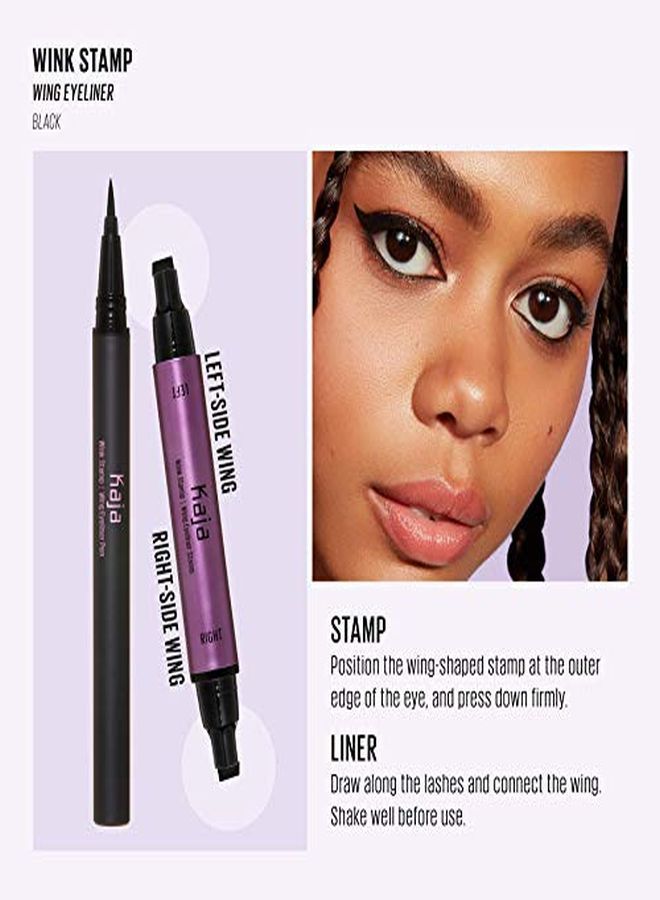 KAJA Wink Stamp | Wing Eyeliner Stamp & Pen | Crueltyfree, Vegan, Parabenfree, Phthalatesfree, Kbeauty - Image 3