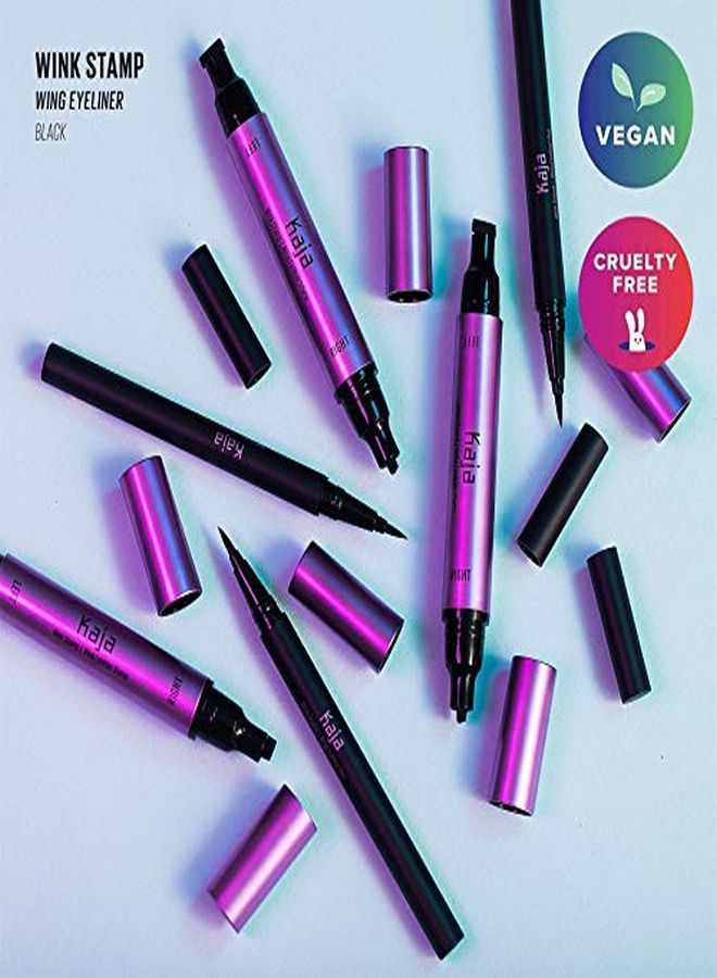 KAJA Wink Stamp | Wing Eyeliner Stamp & Pen | Crueltyfree, Vegan, Parabenfree, Phthalatesfree, Kbeauty - Image 4