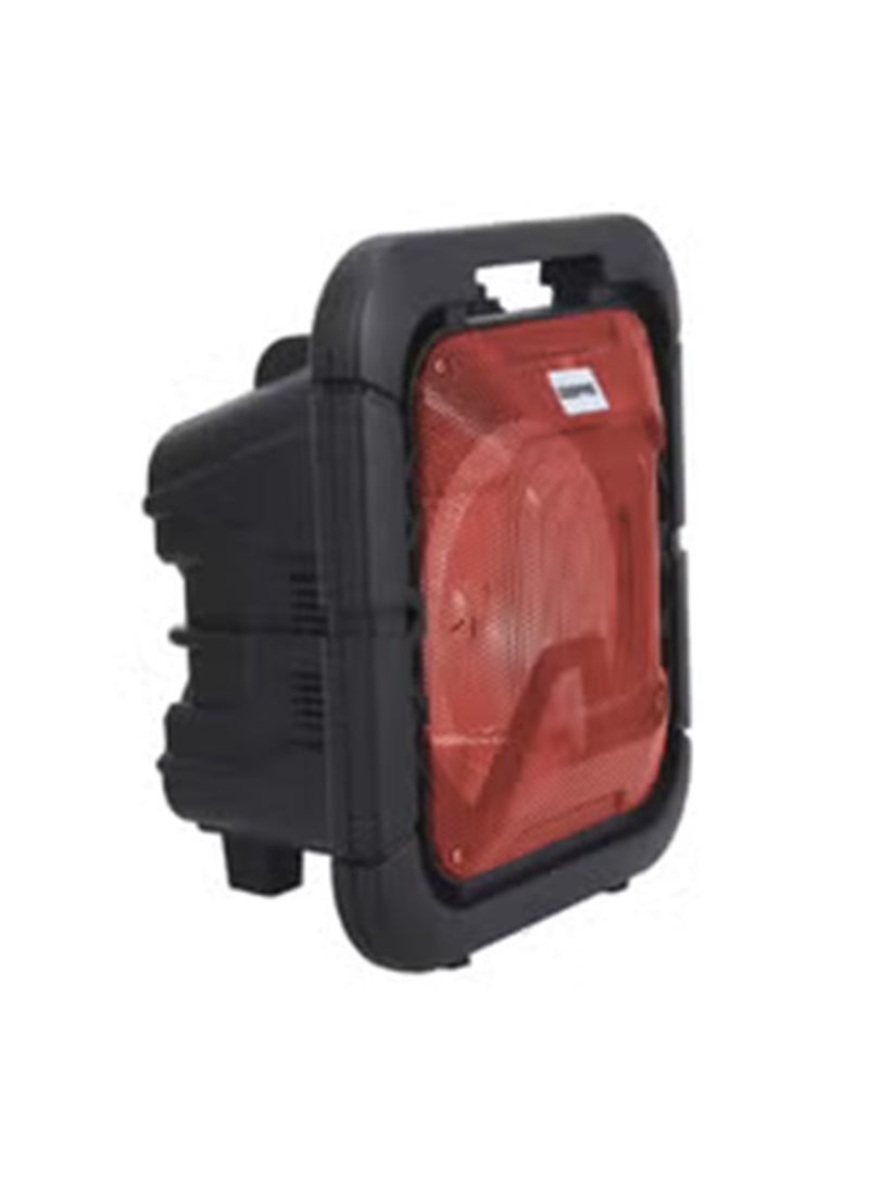 Rechargeable Professional Speaker - Portable 3000W PMPO With TWS Connection GMS11189 Black/Red  - Image 2