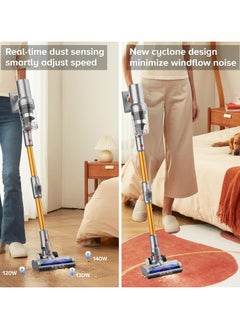 Airbot Cordless Vacuum Cleaner,4 in 1 Vacuum Cleaner with LED Display,Brushless Motor 27Kpa Powerful Suction, Lightweight Handheld Vacuum for Hard Floor Carpet  - Image 4