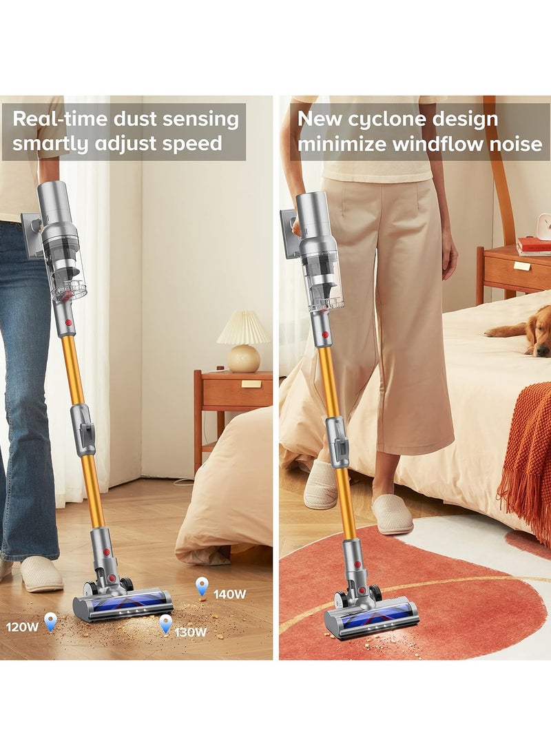 Airbot Cordless Vacuum Cleaner,4 in 1 Vacuum Cleaner with LED Display,Brushless Motor 27Kpa Powerful Suction, Lightweight Handheld Vacuum for Hard Floor Carpet  - Image 4