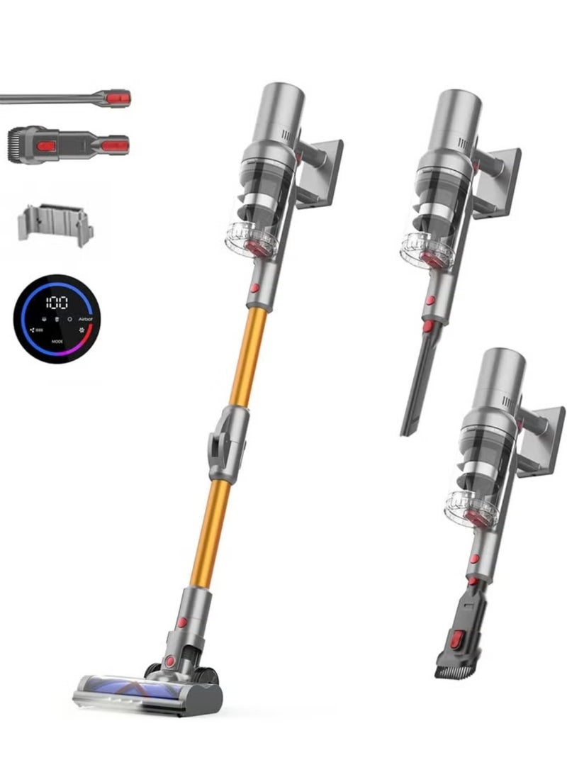 Airbot Cordless Vacuum Cleaner,4 in 1 Vacuum Cleaner with LED Display,Brushless Motor 27Kpa Powerful Suction, Lightweight Handheld Vacuum for Hard Floor Carpet  - Image 1