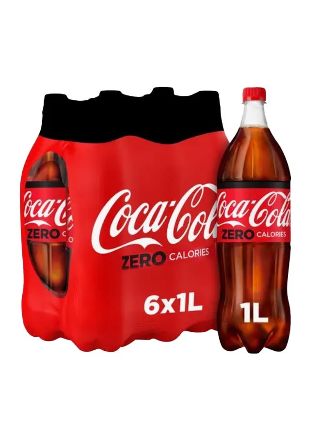 كوكا كولا مشروب غازي زيرو 6x1لتر - Image 1