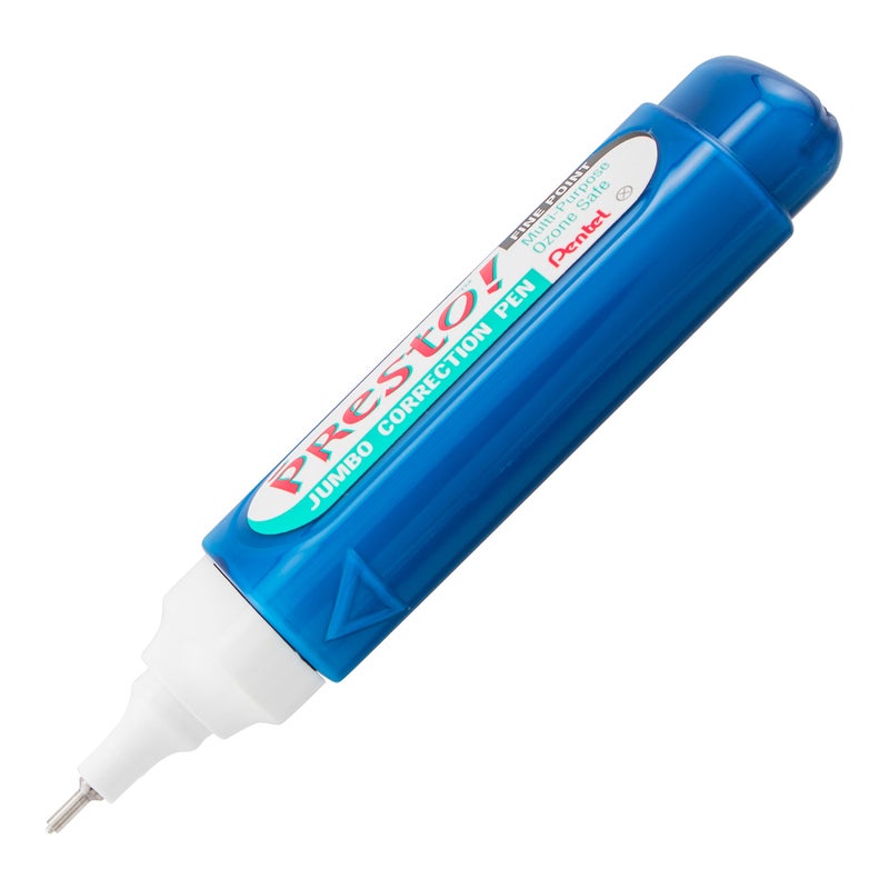 Pentel قلم تصحيح بنتل بريستو جامبو ذو نقطة رفيعة، طرف معدني، عبوتين (ZL31WBP2) - Image 2
