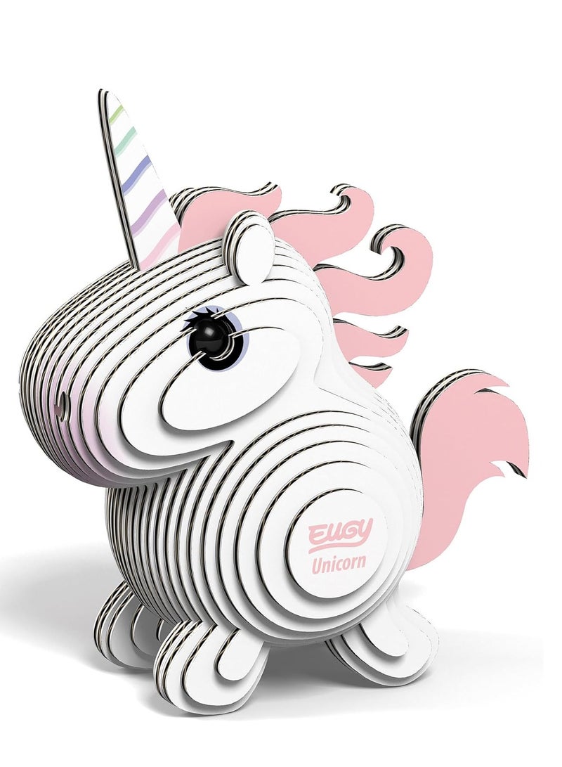 EUGY 3D Unicorn Puzzle - Magical and Creative DIY Craft Kit for All Ages - Image 1