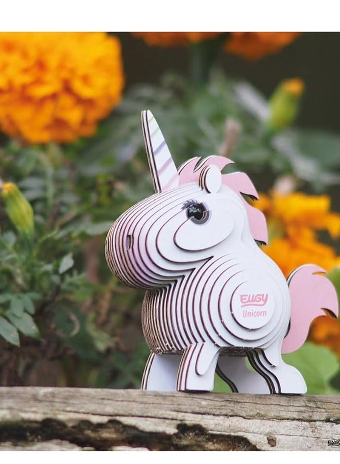 EUGY 3D Unicorn Puzzle - Magical and Creative DIY Craft Kit for All Ages - Image 3