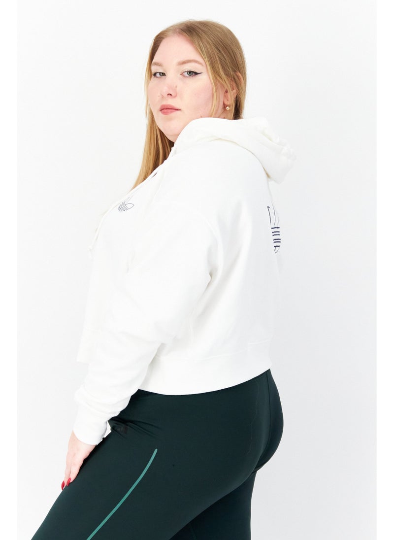 Women Plus Size Hooded Long Sleeve Outdoor Hoodies, White - pzsku/Z1FB7472D74124E5D4EB4Z/45/_/1720168481/b6eb1935-c36f-4bc0-8085-8addc7afdc5b