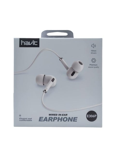 Havit E306P Wired In-Ear Earphone