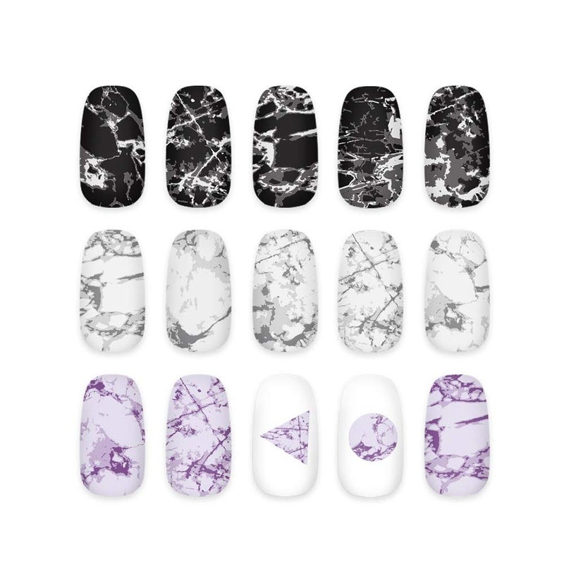 KADS Nail Art Stamping Plate Marble Nail Template Nail Art Design Tool Nail DIY Design Image Plate FA056