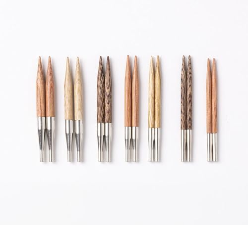 KnitPicks Knit Picks Options Wood Short Interchangeable Knitting Needle Set with Case and Stitch Markers Claudette Short - Image 3