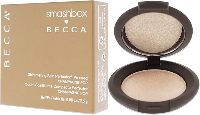 SmashBox Becca Shimmering Skin Perfector Highlighter Champagne Pop For Women 008 oz Highlighter - Image 4