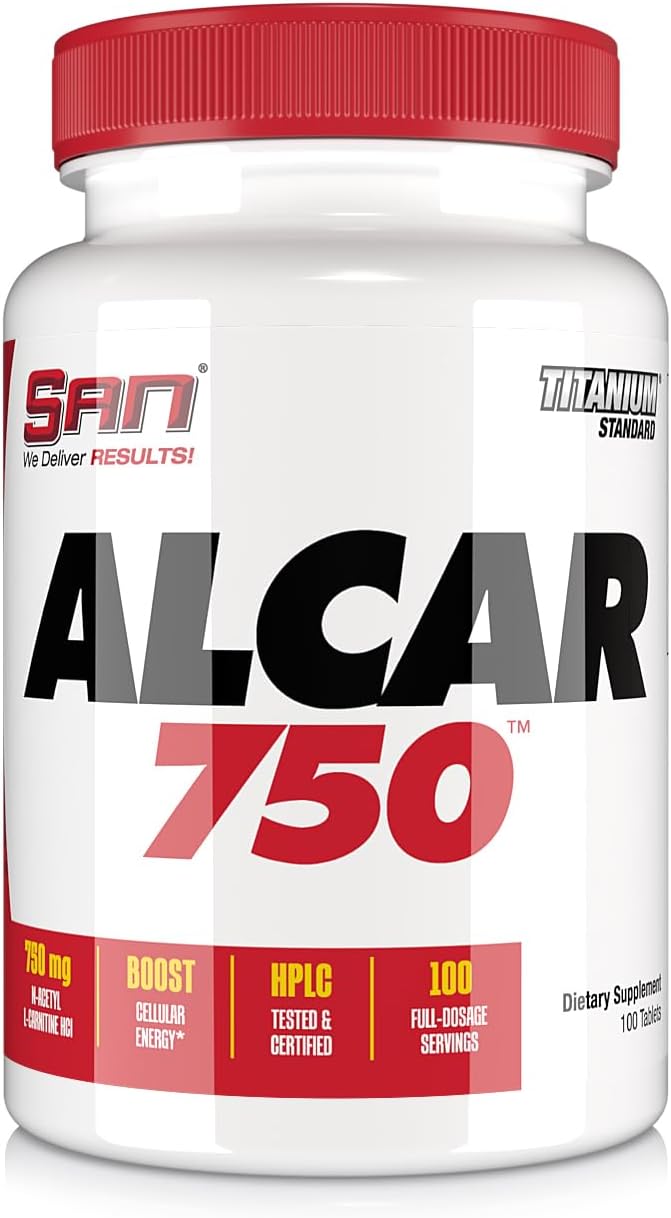 SAN Alcar 750  Pure Acetyl LCarnitine for Energy Focus and Fat Metabolism 100 Servings - Image 2