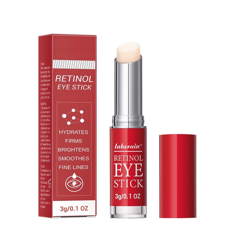 Retinol Eye Stick Retinol Eye Cream With CollagenHyaluronic Acid For Dark Circle Wrinkles Under Eye Cream Anti Aging Retinol Eye Balm Reduces Puffiness Fine Lines Visible Results in 34 Weeks