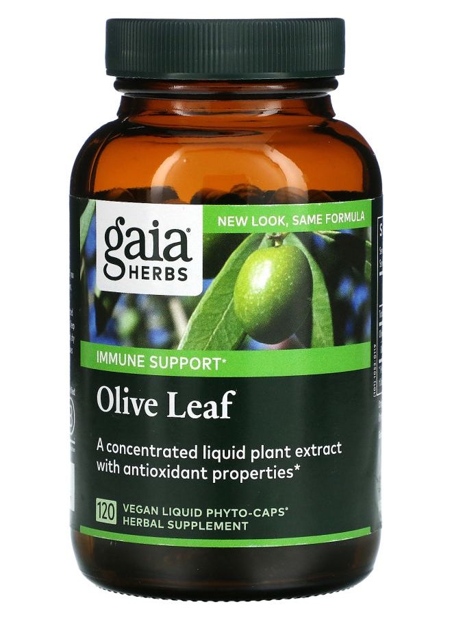 Gaia Herbs Olive Leaf 120 Vegan Liquid Phyto-Caps 
