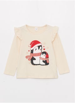 LC WAIKIKI Poncho Crew Neck Printed Baby Girl T-shirt  - Image 1