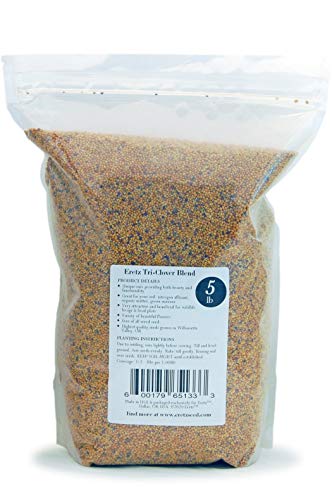 Eretz Tri-Clover by Eretz - Three Part Blend of Clovers Providing Beauty, Cover, and Natural Attractant. No Coatings or Fillers, Premium Seeds (5lb) - Image 2
